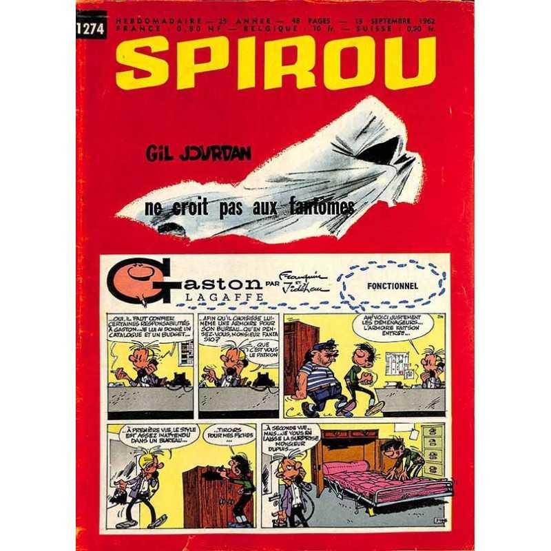 ABAO Bandes dessinées Spirou 1962/09/13 n°1274 (avec le mini-récit)