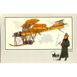 ABAO Bandes dessinées [Hergé] Tintin - Voir et Savoir : Aviation, album 1, série 3 chromo n°41