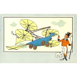 ABAO Bandes dessinées [Hergé] Tintin - Voir et Savoir : Aviation, album 1, série 1 chromo n°01