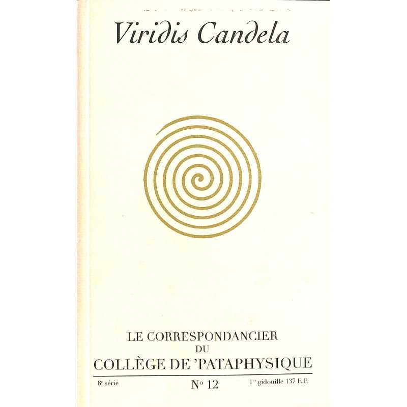 ABAO Pataphysique Le Correspondancier du Collège de Pataphysique n°12 ABAO Pataphysique Le Correspondancier du Collège de Pataphysique n°12