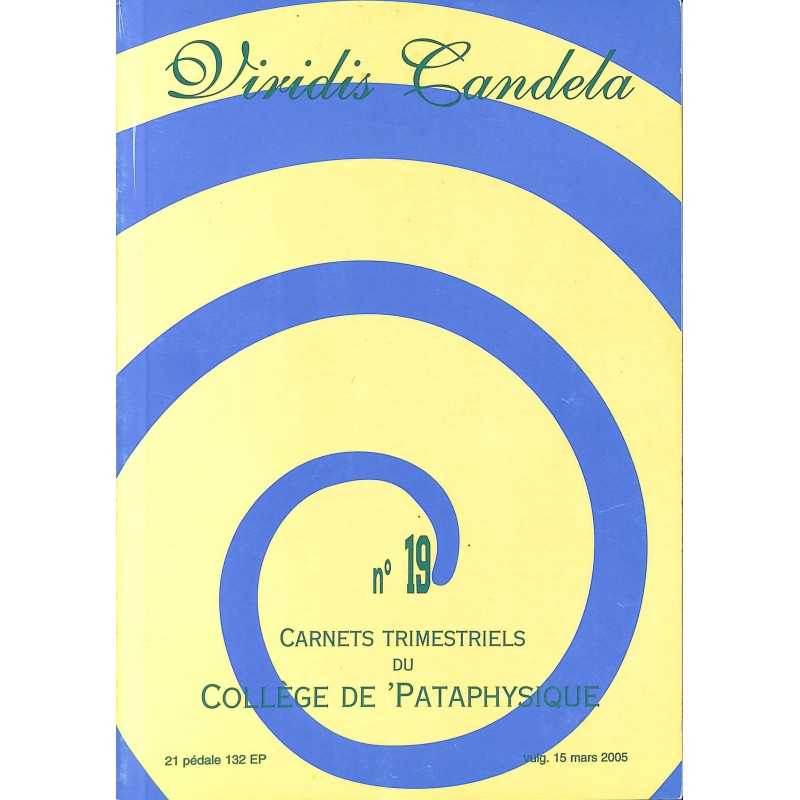 ABAO Pataphysique Carnets du Collège de Pataphysique n°19 ABAO Pataphysique Carnets du Collège de Pataphysique n°19