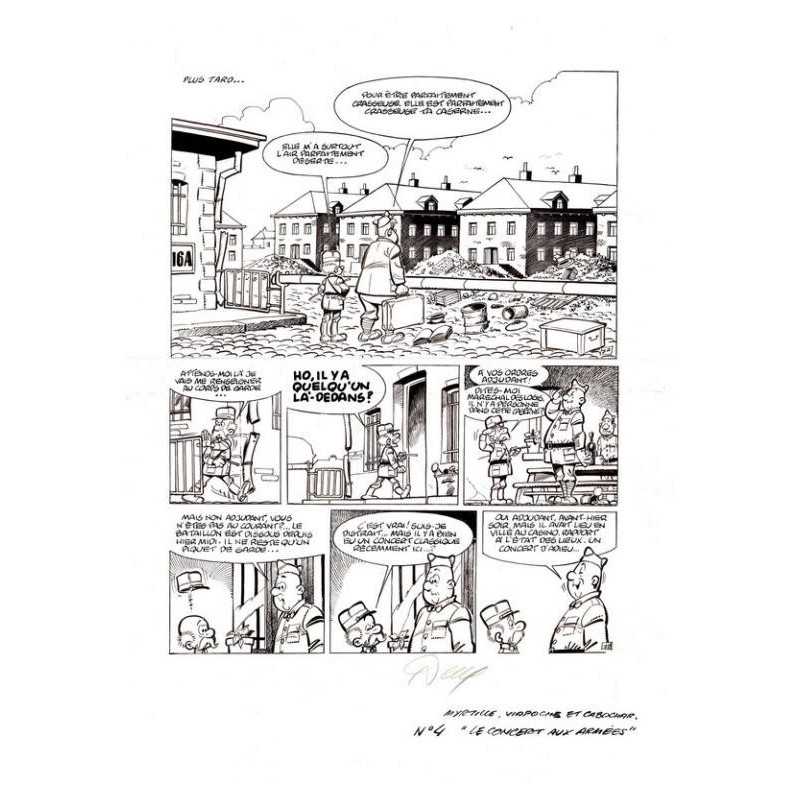 ABAO Originaux Renaud - Planche originale Myrtille, Vidpoche et Cabochar.