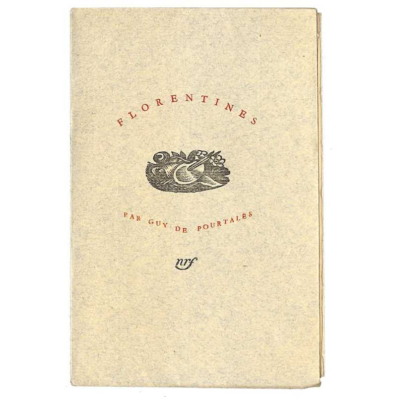 ABAO Grands papiers Pourtalès (Guy de) - Florentines. EO.