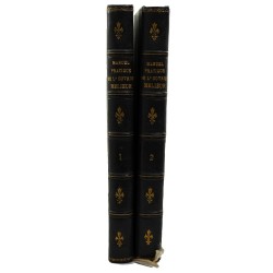 ABAO 1900- Chanat (Charles) - Manuel pratique de l'ouvrier relieur. 2 tomes.