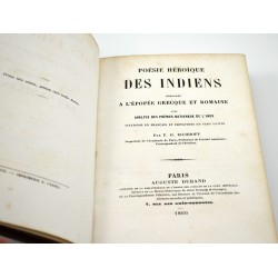 ABAO 1800-1899 Eichhoff (Frédéric Gustave) - Poésie héroïque des indiens comparée à l'épopée grecque et romaine.