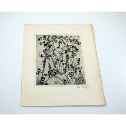 ABAO Livres illustrés Virgile - La Prise de Troie. Illustrations de Jean Dratz.