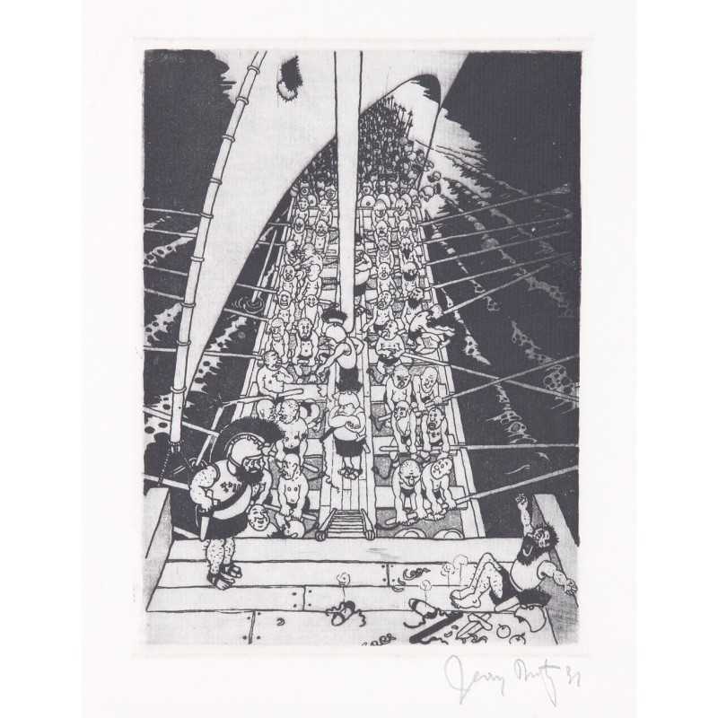 ABAO Livres illustrés Virgile - La Prise de Troie. Illustrations de Jean Dratz.