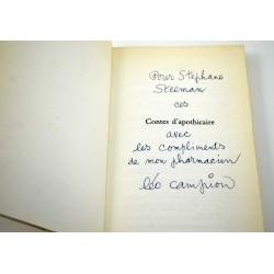 ABAO Littérature Campion (Léo) - Contes d'apothicaire. + Dédicace.