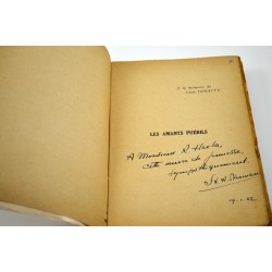 ABAO Littérature populaire Steeman (Stanislas-André) - Les Amants puérils. + Dédicace.