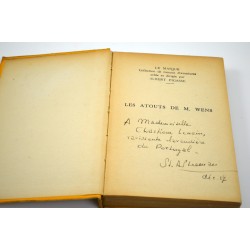 ABAO Littérature populaire Steeman (Stanislas-André) - Les Atouts de M. Wens. + Dédicace.