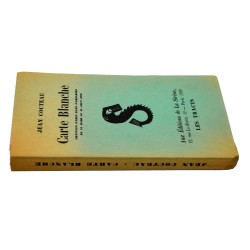 ABAO Littérature Cocteau (Jean) - Carte Blanche. EO.