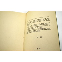 ABAO Littérature Cocteau (Jean) - Carte Blanche. EO.