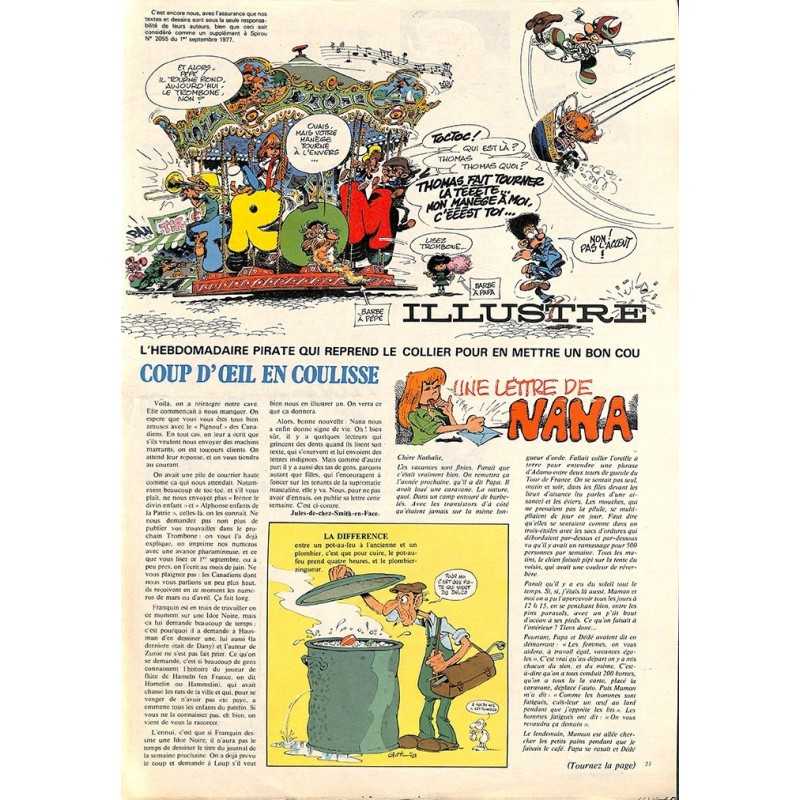 ABAO Bandes dessinées [Spirou] Le Trombonne illustré. Ensemble des 30 suppléments.
