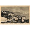 ABAO 74 - Haute Savoie [74] Faverges - Le Château et la Dent de Cons, vue de l'Hôtel de Genève.