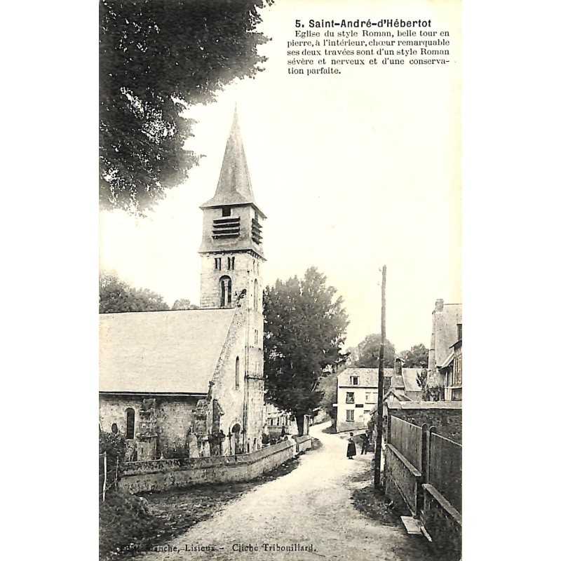 ABAO 14 - Calvados [14] Saint-André-d'Hébertot - Eglise de style Roman, ...