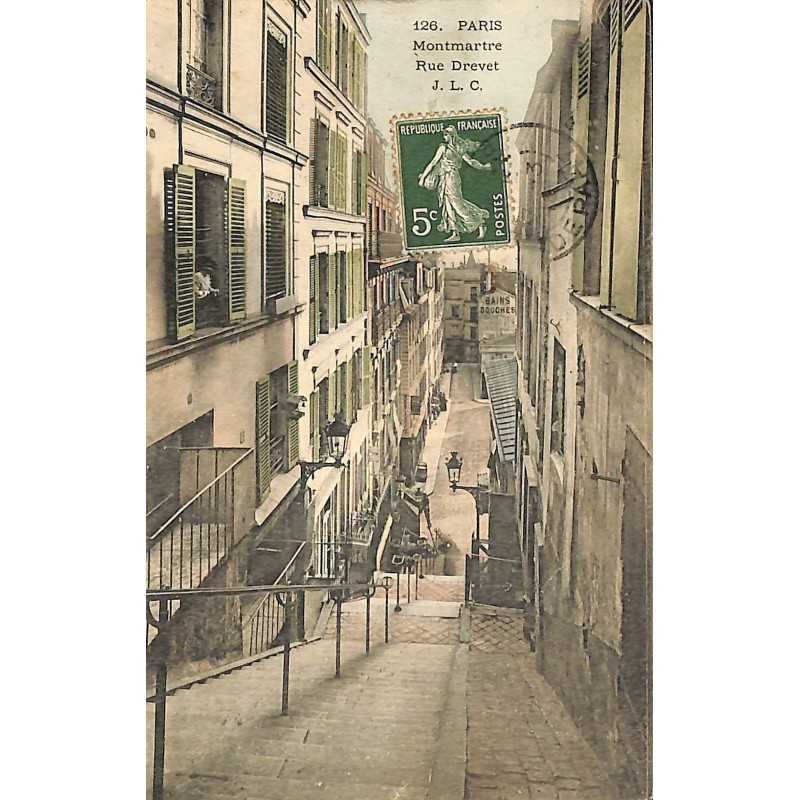 ABAO 75 - Paris [75] Paris 18 - Montmartre. Rue Drevet.