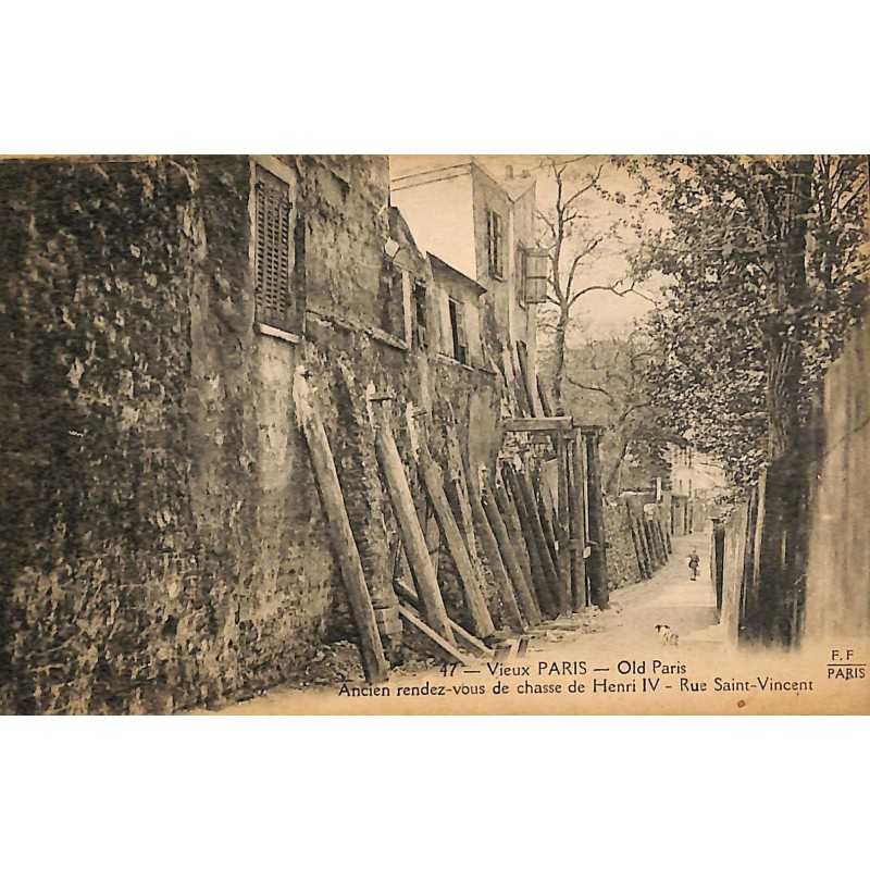 ABAO 75 - Paris [75] Paris 18 - Ancien rendez-vous de chasse de Henri IV. Rue Saint-Vincent.