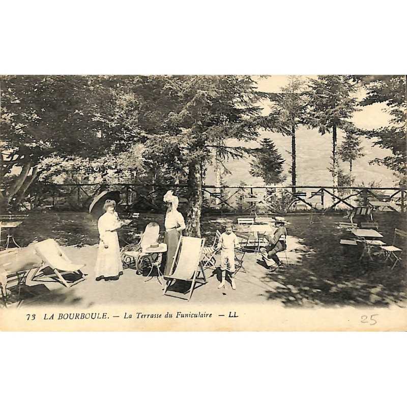 ABAO 63 - Puy-de-Dôme [63] La Bourboule - La Terrasse du Funiculaire.