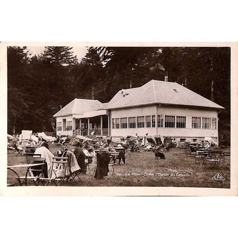 ABAO 63 - Puy-de-Dôme [63] Le Mont Dore - Salon du Capucin. Carte photo.