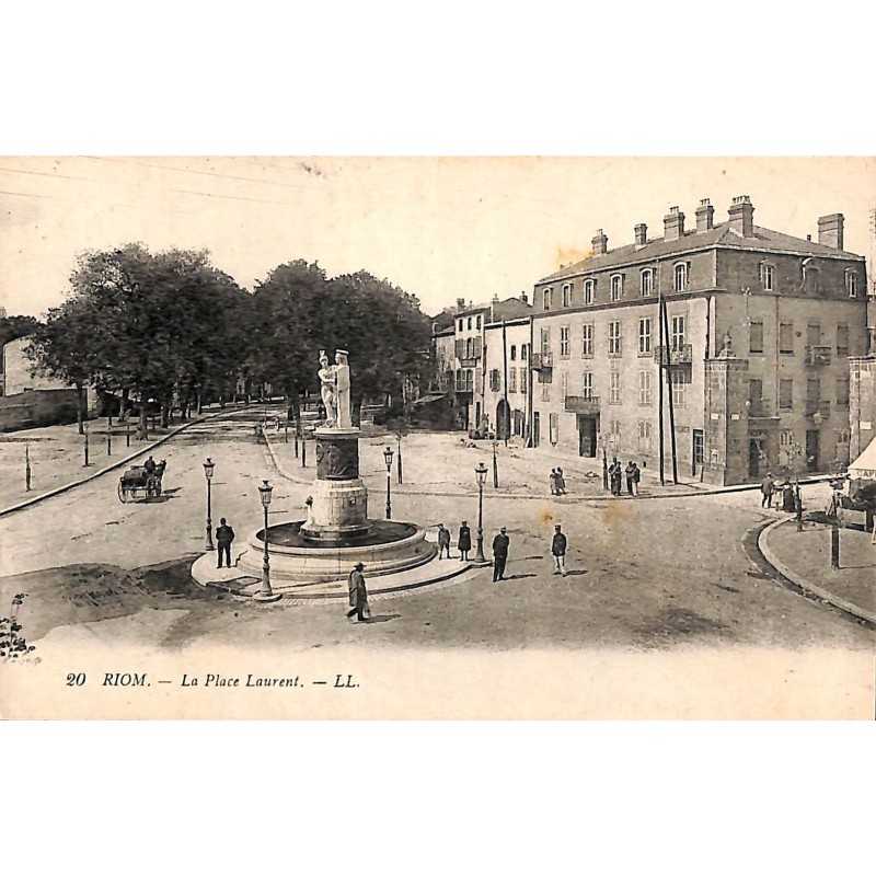 ABAO 63 - Puy-de-Dôme [63] Riom - La Place Laurent.