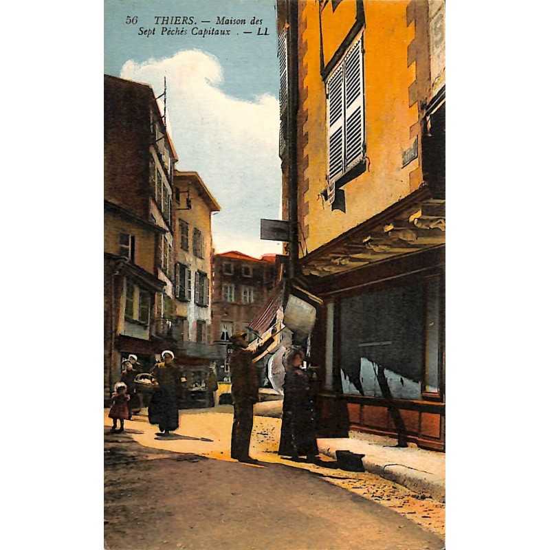 ABAO 63 - Puy-de-Dôme [63] Thiers - Maison des Sept Péchés Capitaux. [Chocolat Moreuil]