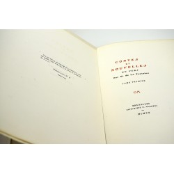 ABAO Littérature La Fontaine (Jean de) - Contes et Nouvelles en vers. 2 tomes.