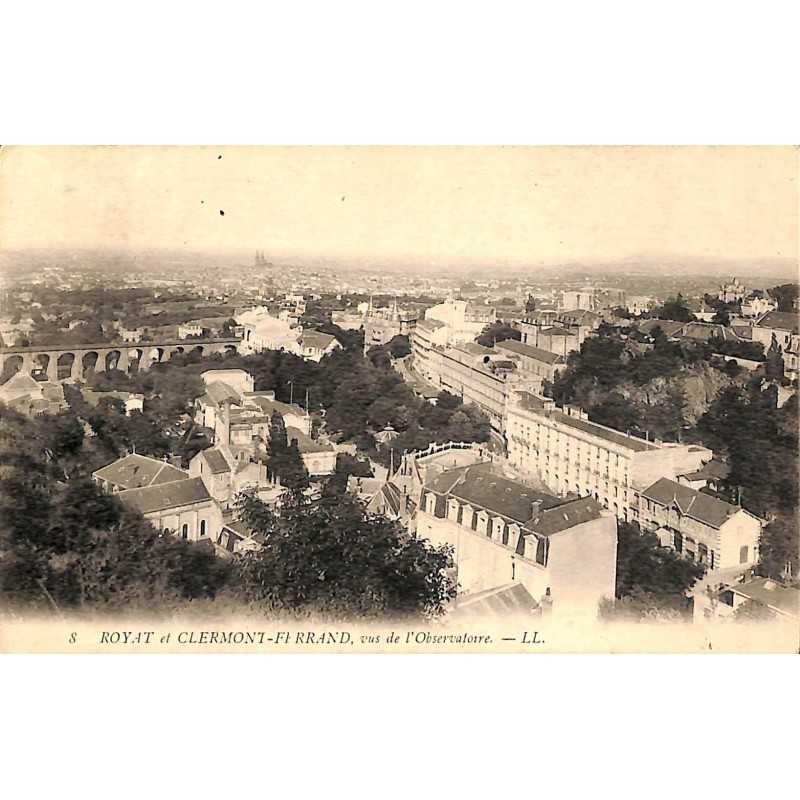 ABAO 63 - Puy-de-Dôme [63] Royat et Clermont-Ferrand - Vus de l'Observatoire.
