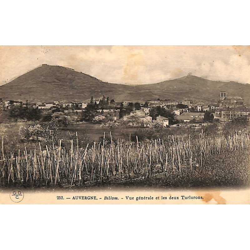 ABAO 63 - Puy-de-Dôme [63] Billom - Vue générale et les deux Turlurons.