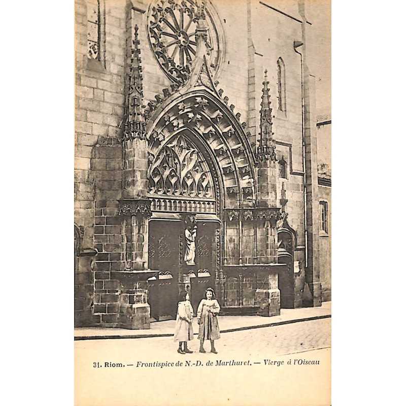 ABAO 63 - Puy-de-Dôme [63] Riom - Frontispice de N.-D. de Marthuret.