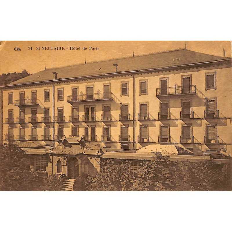 ABAO 63 - Puy-de-Dôme [63] Saint-Nectaire - Hôtel de Paris.