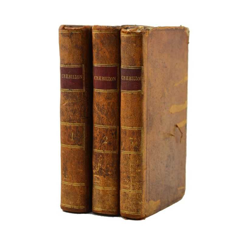 ABAO Littérature Crébillon (Claude-Prosper Jolyot de) - Oeuvres de Crébillon. 3 tomes.