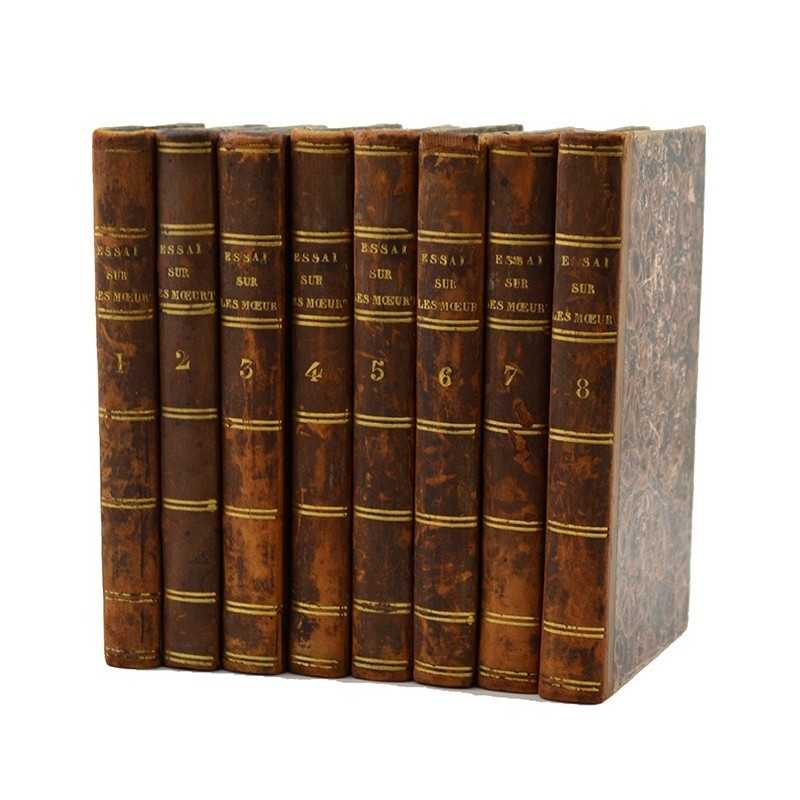 ABAO Histoire Voltaire - Essai sur les moeurs et l'esprit des nations. 8 tomes.