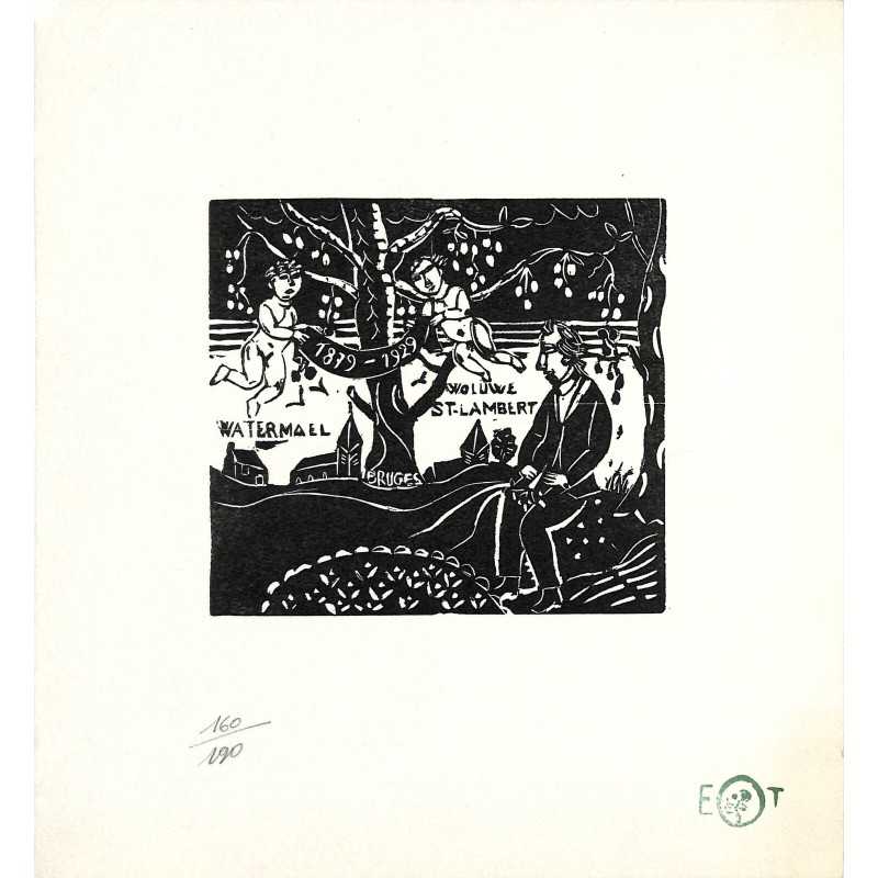 ABAO Gravures Tytgat (Edgard) - Bois d'anniversaire 1879-1929. ABAO Gravures Tytgat (Edgard) - Bois d'anniversaire 1879-1929.