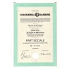 ABAO Billets, actions, monnaies [Action] Cockerill Sambre. 3 parts sociales.