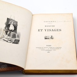 ABAO Livres illustrés Gavarni - Masques & Visages.