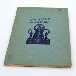ABAO Livres illustrés Braun (Thomas) - Ex-Voto. Bois de Maurice Brocas.