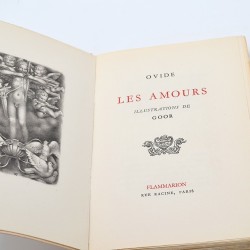 ABAO Littérature Ovide - Les Amours. Illustrations de Goor.