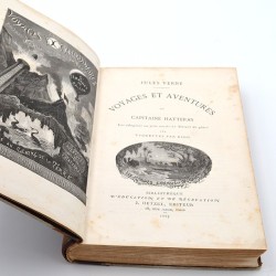 ABAO Littérature Verne (Jules) - Voyages et aventures du Capitaine Hatteras.