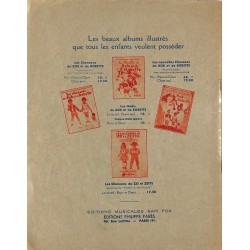 ABAO Partitions Groffe (René-Paul) & Zimmermann - Nouvelles chansons de Bob et de Bobette.