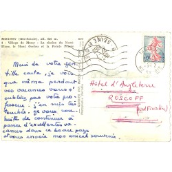 ABAO 74 - Haute Savoie [74] Mieussy - Village de Messy, La chaîne du Mont-Blanc, le Mont Orchez et la Pointe Persée.