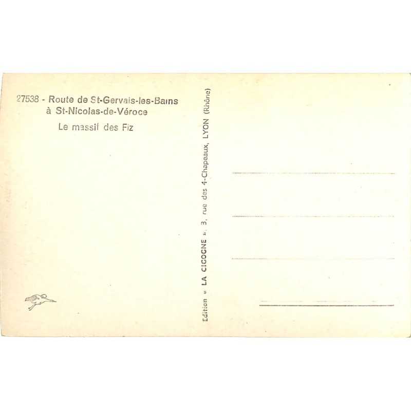 ABAO 74 - Haute Savoie [74] Saint-Nicolas de Véroce - Route de St-Gervais-les-Bains.