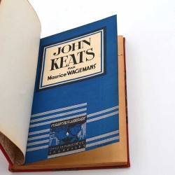 ABAO Biographies Wagemans (Maurice) - John Keats. + Envoi.