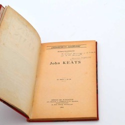 ABAO Biographies Wagemans (Maurice) - John Keats. + Envoi.