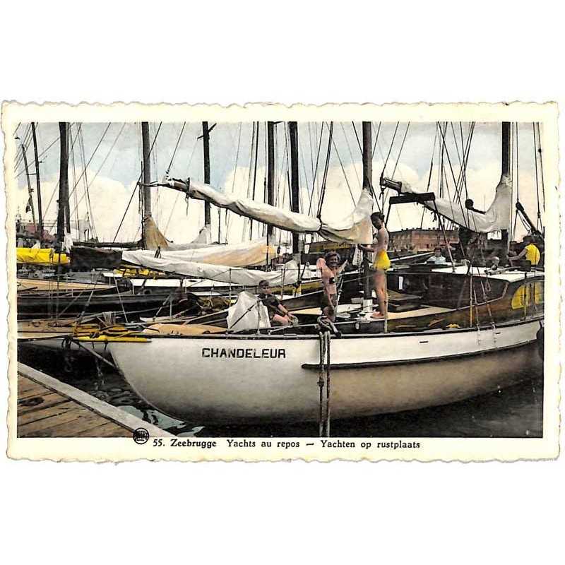 ABAO Flandre occidentale Zeebruges - Yachts au repos.