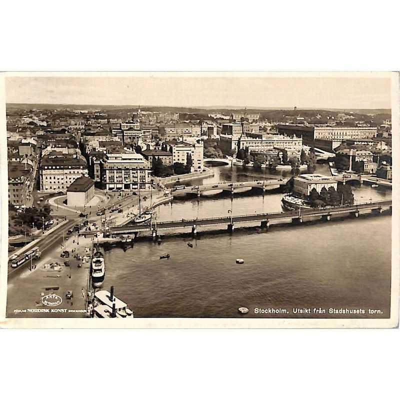 ABAO Suède Stockholm - Utsikt frän Stadshusets torn.