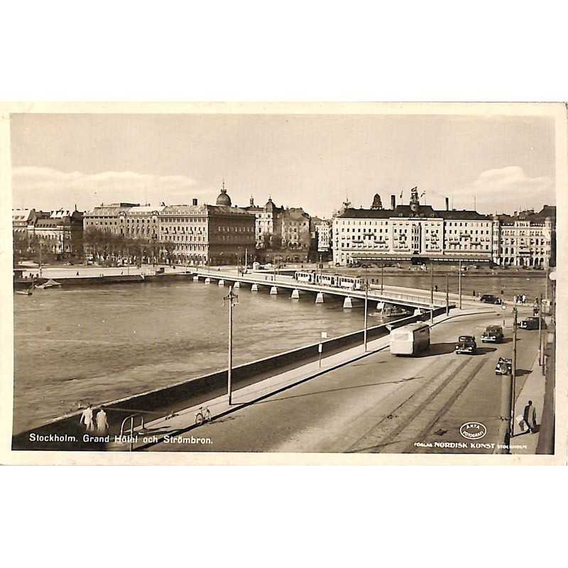 ABAO Suède Stockholm - Grand Hôtel och Strömbron.