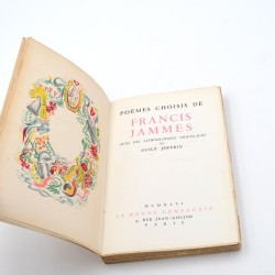 ABAO Livres illustrés Jammes (Francis) - Poèmes choisis. Illustrations de Guily Joffrin.