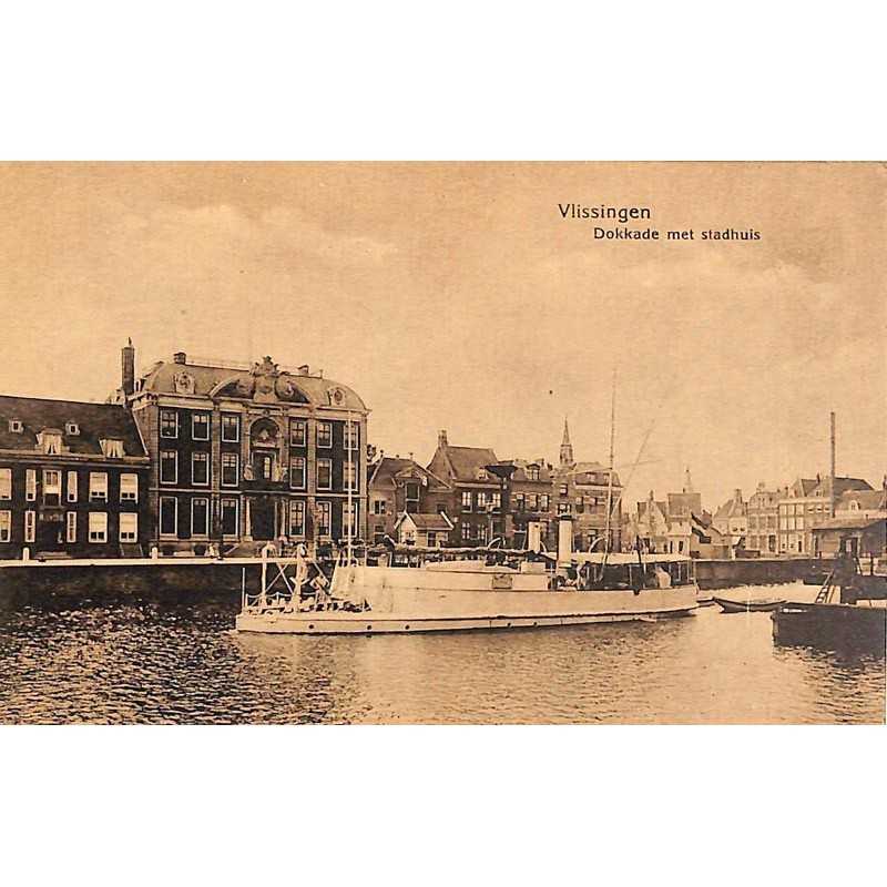 ABAO Pays-Bas Vlissingen - Dokkade met stadhuis.
