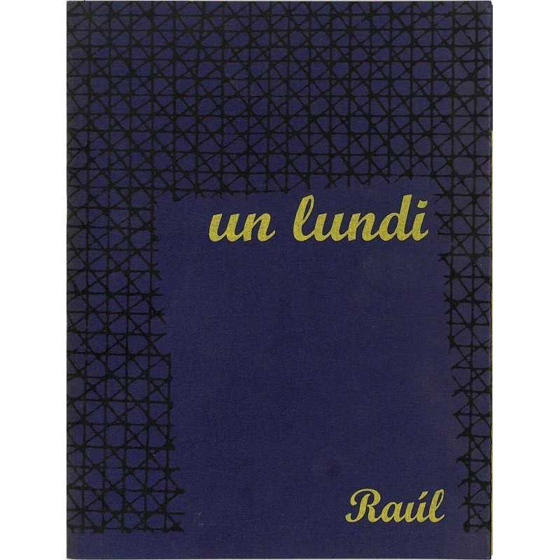 ABAO Bandes dessinées Un lundi. Tirage limité à 150 ex. + Sérigraphie signée.