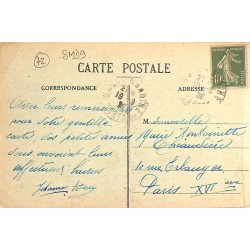 ABAO 72 - Sarthe [72] Sablé - La Ville, vue de la Route de Pincé.